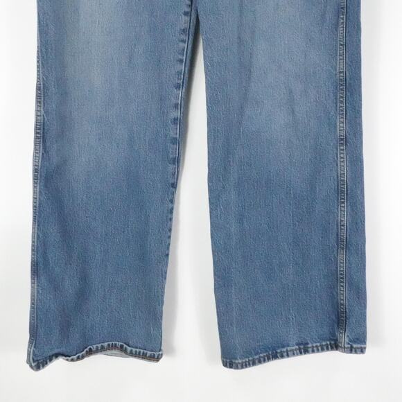 Reformation Jeans Womens 32 Alyssa Wide Leg Long‎ Denim Casual High Rise - Picture 9 of 15
